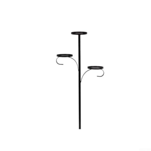 Dreistöckiger Weihnachtsbaumständer aus Metall mit Retro-Kerzenhalter-Design für sichere und dekorative Weihnachtsbaum-Präsentat ion (60 cm)