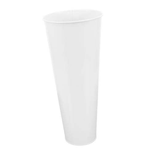 MAGICLULU Praktischer Regenschirmständer aus Weißem Vintage Großer Stabiler Aufbewahrungseimer für Lange und Faltbare Schirme Vielseitiger Organizer für Flur Eingangsbereich und MAGICLULU Praktischer Regenschirmständer aus Weißem Vintage Großer Stabiler Aufbewahrungseimer für Lange und Faltbare Schirme Vielseitiger Organizer für Flur Eingangsbereich und