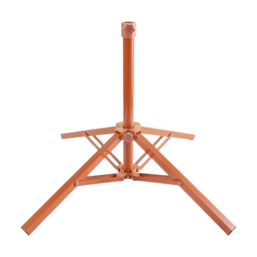 Pocoiau Strandschirmständer, Sonnenschirmständer, faltbarer Sonnenschirmständer für Veranda, Teich, Garten, Outdoor, Camping, Zubehör, Metallschirmständer