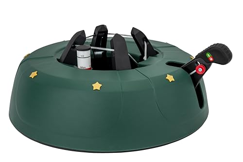 Star-Max Christbaumständer by F-H-S, Start 3, Modell 2018, für Baumhöhe bis 3,0 m, Weihnachtsbaumständer mit Fuhebelfunktion und Einseiltechnik, 3,0 Liter Wassertank, 3 liters, Grün