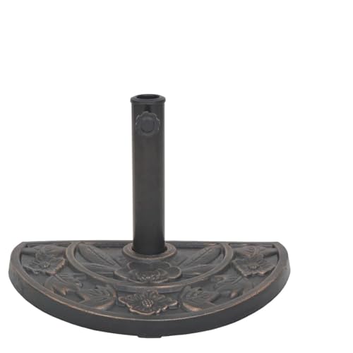 Vopese Sonnenschirmst?nder Harz Halbrund Bronze 9 kg Sonnenschirmst?nder Model43655