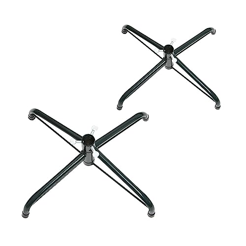 MAGICLULU 1 Satz Christbaumständer Steht Girlandenlichter Weihnachten Weinachtsbaumständer Weihnachtsbaumstander Weihnachtsbaumhalterung Weihnachtsbaumregal Für Den Haushalt Metall Green 2st