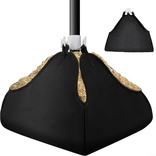 HEIBTENY Verstellbar Schirmständer Schirmhalter Sonnenschirmständer Für Ampelschirm 600D Schwerer Gewichtstasche Schirmbasis Sandsack Für Garten Terrasse Strand 15 X 16 Zoll