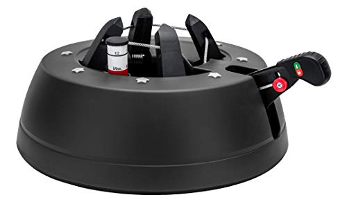 Star Max by F H S, Start 1, Farbe Anthrazit, Modell 2020, Baumhöhe 2,0m, Weihnachtsbaumständer Fusshebelfunktion Einseiltechnik, Start Max, 32,5 cm