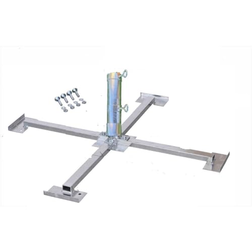 STABIELO SICHERHEITS Platten-Schirmständer, Deutscher Stahl, für Platten 50 x 50 cm Rohrdurchmesser 60 mm - Made in Baden Württemberg