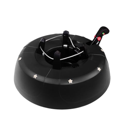 mgc24 Weihnachtsbaumständer Christbaumständer   Anthrazit   für Bäume 2 m Höhe   Wassertank, Einseiltechnik, Fußhebel, Kindersicherung, Wasserstandsanzeige & Schnellspannsystem