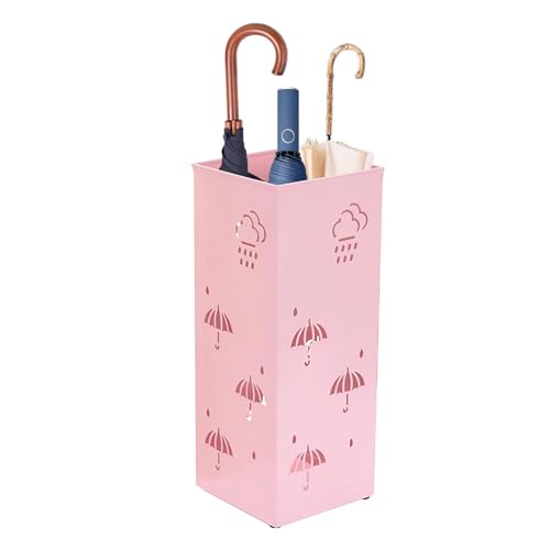 Schirmständer aus 304 Edelstahl – geometrisches Hohlmuster, Aufbewahrungsbehälter, stilvoller Regenschirmhalter für den Eingangsbereich, für Zuhause und Hotels, langlebiges Schirmständer, modernes