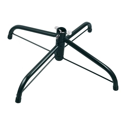 WEKADRIN Weihnachtsbaumbasis Dekorate Künstlicher Christbaumständer Weihnachtsdekorationen weihnachtsbaumständer Basis Baumständer Weihnachtsbaum Weihnachtsbaumständer aus Metall Schwarz