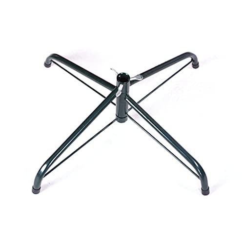 Valink Weihnachtsbaumständer, grüner Weihnachtsbaumständer, faltbar, Metall, robust, einfache Installation