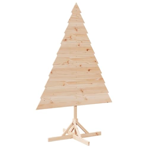 wenjingqi-4019702 Weihnachtsbaum, massives Holz, 180 cm