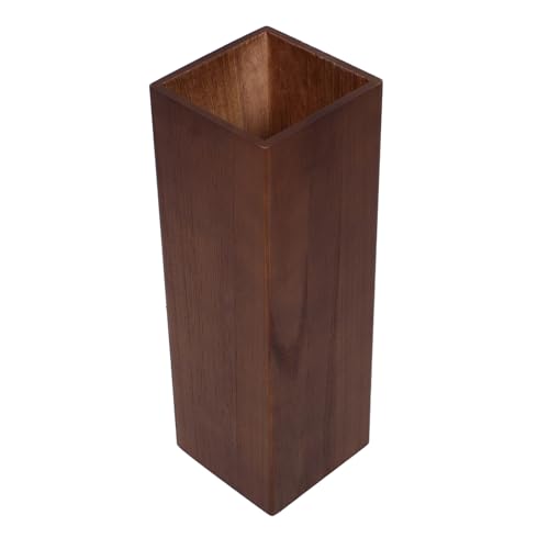 Ipetboom Retro-Schirmständer aus Holz Vintage Regenschirmständer Holz Regenschirmhalter Handgefertigter Regenschirmständer Regenschirm-Eimer-Halter Schirmhalter aus Holz Light Brown