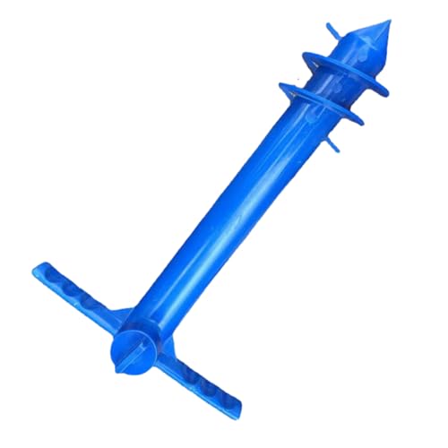 DOITOOL Plastik Sonnenschirmständer mit Bodeneinsatz Stabiler Garten Schirmhalter für Strand Patio sonnenschirme Leichter und Langlebiger Bodenhalter für Regenschirme Einfache Montage