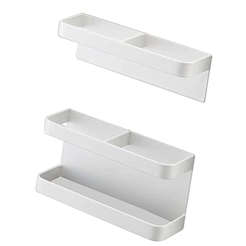 Magnetischer Regenschirm -Standhalter, Keine Stanzhöhe Einstellende, Wandmontierte Regenschirmregale, Platzsparorganisator für den Hotel Flur, mit Erinnerung für das Haus, Büro, Büro (elegantes Weiß)
