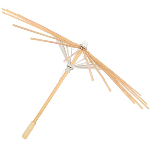 HOLIDYOYO Ölpapier -regenschirmzubehör Stand Klein Schirmständer Feiertagspapier-regenschi rmunterstützung Urlaub Regenschirm Handgefertigte Schirmhalterung Hölzern
