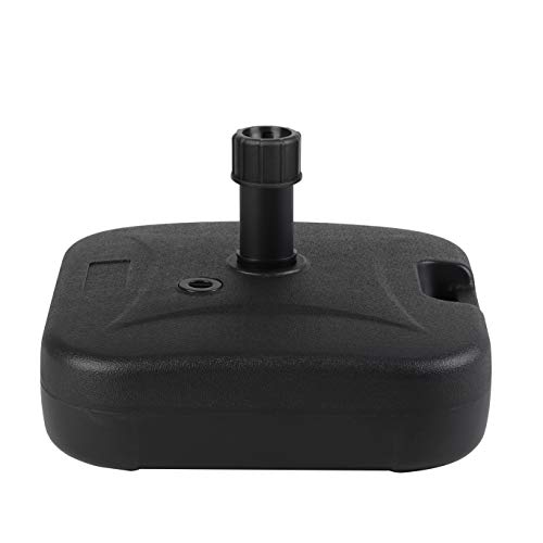 Sekey Marktschirmständer Sonnenschirmständer für Schirmstöcke bis 32-38 mm,schwarz,24kg