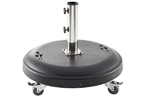 Hespéride   Sonnenschirmständer rund schwarz 50kg Beton