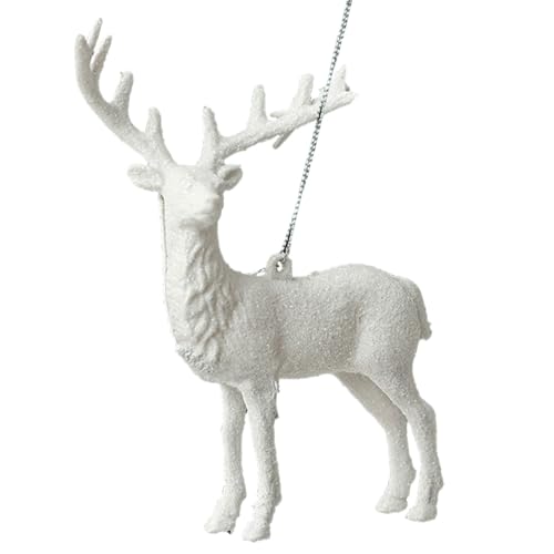 Weihnachtsschmuck, Elchbaum-Dekoration mit Engelsflügeln, tragbarer Weihnachtsbaumschmuck für Weihnachtsbäume, Decken und Türen