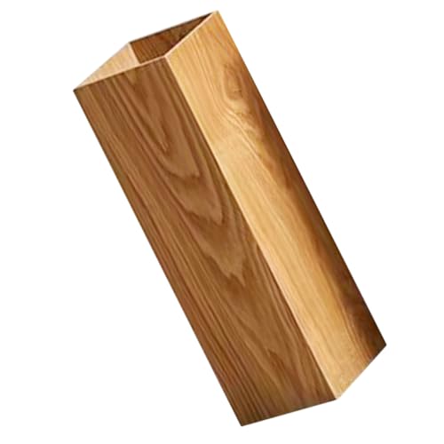 FUTUREORYY Holz Schirmständer mit Wasserauffangbehälter Regenschirmhalter für Flur und Eingangsbereich Stabiles Aufbewahrungs und Trockenorganizer Vielseitig für Zuhause und Gewerbe Vintage