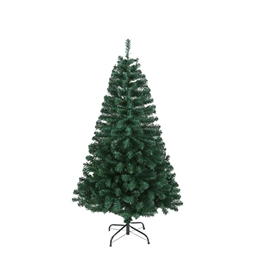 SVITA Weihnachtsbaum künstlich mit 770 Zweig-Spitzen inkl. Metall Ständer Tannenbaum Kunstbaum (Luvi-Nadeln | 180cm)