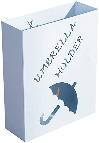 WUNMSKZR Schirmständer mit großer Kapazität, Aufbewahrungseimer für Regenschirme, kreativer Schirmständer für Zuhause, platzsparend und dekorativ für den Eingangsbereich, Schirmständer (Farbe: Weiß)