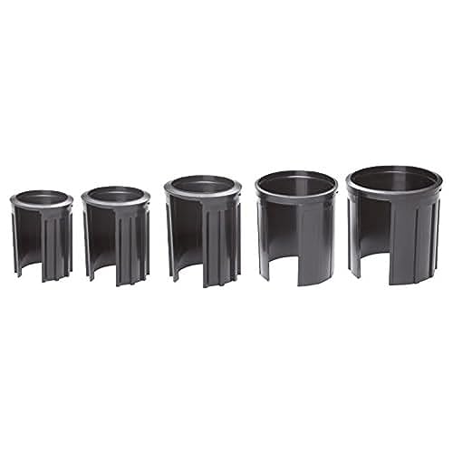 doppler Reduziereinsätze für Granit Sonnenschirmständer – Reduzierringe 5er Set – 52/48/38/32/25 mm