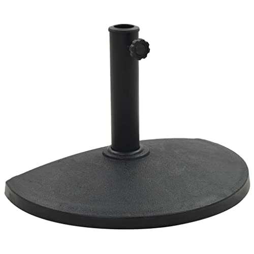 VACARX Sonnenschirmständer,, Polyresin, 9, Schwarz
