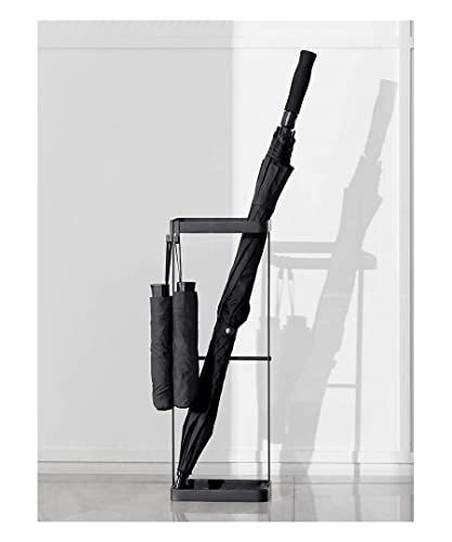 MPENGOZ Schirmeimer, Schirmständer, Metall-Schirmständer mit Abnehmbarer Tropfschale, Vintage, kreativer Aufbewahrungs-Schirmhalte r, für Zuhause, Heimaufbewahrung, Schirmständer,