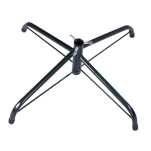 Nishiyuenyi Weihnachtsbaumständer Metall Ersatz Weihnachtsbaumfuß Faltbarer Baumhalter Klappbares Zubehör für Winterpartys Weihnachtsdekoration, 19mm Tube X 40cm