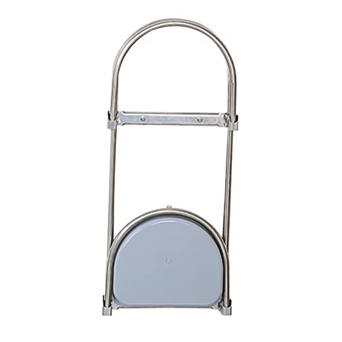 YARNOW 2 Stück Saugnapf Wand Schirmständer Für Außenpool Eckschirm Eimer Ampelschirm Deckschirm Sandanker An Der Wand Montierter Schirmhalter Blau Edelstahl