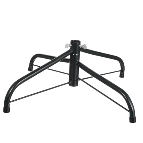 ASAKKURA Weihnachtsbaumständer Metall 40cm Rohrdurchmesser mit Schraubbefestigung für Künstlichen Baum Stabile Halterung