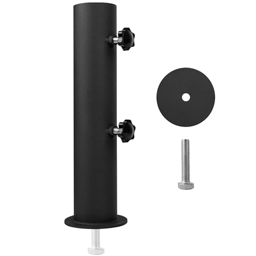 VANROUG Universal Umbrella Holder Stainless Steel,Garden Parasol Standpipe,Parasol Sleeve Stands, Umbrella Baser Standpipe, Umbrella Baser Standpipe for Granite Plate, Marble Block, Cement Pane