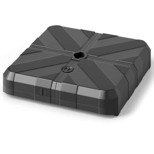 FANTASK Sonnenschirmständer für Schirmstangen von 38/48 mm, 45 Liter/ 60 kg befüllbar mit Wasser oder Sand, Schirmständer mit Zwei Integrierte Griffe