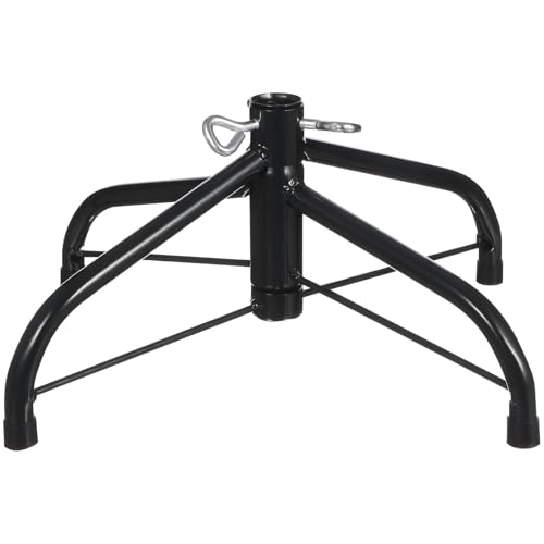 JOINPAYA Weihnachtsbaumständer Metall 35cm mit 1,9cm Rohrdurchmesser Stabiler Ständerhalter für Künstliche Bäume Vierbeinige Basis für Haus Saisonale Dekoration
