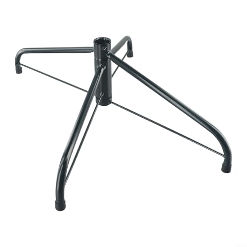 Weihnachtsbaumhalterung, zusammenklappbares Eisenstativ für die Verwendung mit 1,2 m bis 1,8 m hohen künstlichen Bäumen, Weihnachtsbaumständer aus Metall (E)