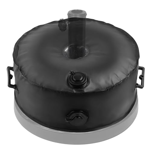 1Pc Umbrella Base Weight Bag bis zu 23kg Wasser, mit 2 Tragegriffen und großen Import und Export, Sonnenschirmständer Wasser Befüllbar für 8cm Durchmesser Outdoor Garten Rasen Terrasse Offset Stand