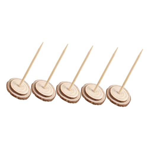 Alipis 5 Stück Teiliges Holz Weihnachtsbaumständer Stabile Basis für Künstliche Bäume Natürlicher Holzfinish Durchmesser für Weihnachtsbaum Dekoration und Sicheren Halt