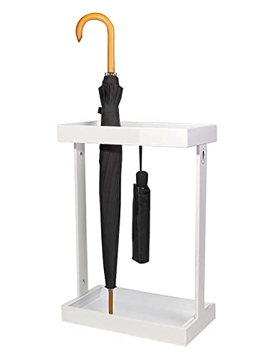 SAGELSHN Schirmständer Vintage Schirmständer Aus Eisen, Schirmständer, Schirmhalter Für 16 Lange Und Kurze Regenschirme, Hotel Mit Großer Kapazität Regenschirmständer(Black )