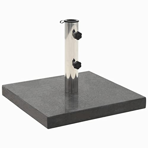 INLIFE Sonnenschirmständer Granit 28,5 kg Quadratisch Schwarz,29.1kg,45065