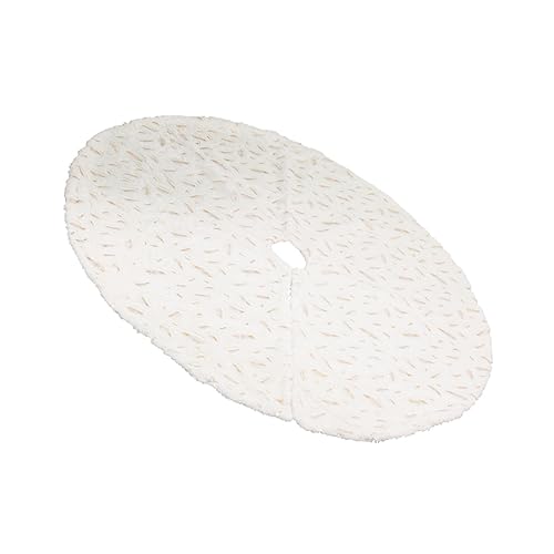 Garneck Weihnachtsbaumdecke Imitiertes Kaninchenhaar Baumrock Weihnachtsbaum Dekoration Weicher Warmer Und Robuster Christbaumständer Überwurf Für Innen Außenbereich Festlich