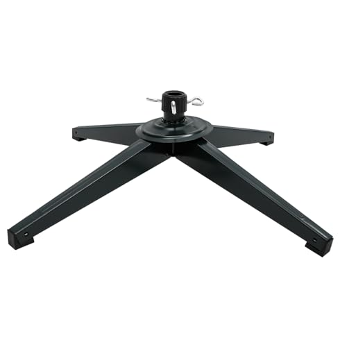 Homoyoyo Weihnachtsbaumständer aus Metall Stabile Faltbare Christbaumhalterung mit Flacher Verriegelungsplatte Rostfrei für Indoor und Outdoor Weihnachtsdeko