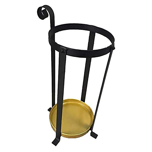 CochOn Schirmständer, Schirmständer aus Metall, Vintage, freistehend, mit abnehmbarem Wassertablett, Aufbewahrungshalter für Zuhause und Büro