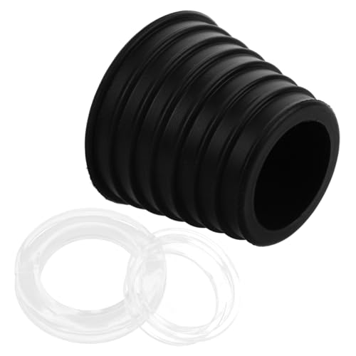 Toyvian Outdoor Sonnenschirm Keil und Lochring Tischschirmloch Stopfen mit Abdeckung Wetterfester Sonnenschirmhalter für Patio und Gartentisch Stabiler Schirmkegel Verhindert Wackeln und