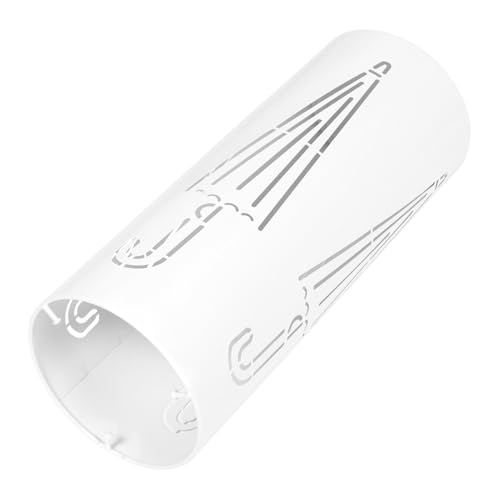 MAGICLULU Metallischer Regenschirmständer Weiß Robuster Schirmhalter für Innenbereich für Regenschirme Gehstöcke und mit Wassertropfenauffangschal e für Umgebung