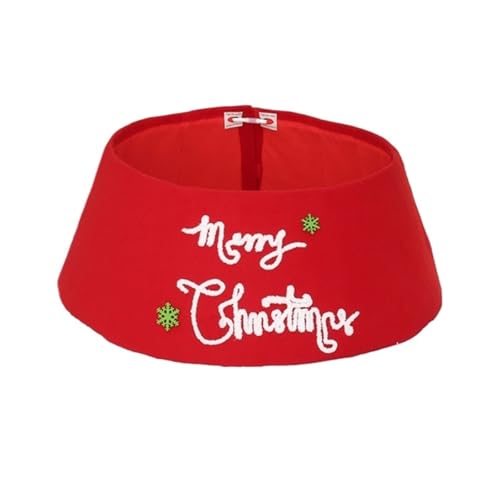 Weihnachtsbaum Kragen Weihnachtsbaum-Kragen, Roter Samt-Weihnachtsbaumring, Faltbarer Weihnachtsbaumrock Weihnachtsbaum Korb(42x56x24cm)