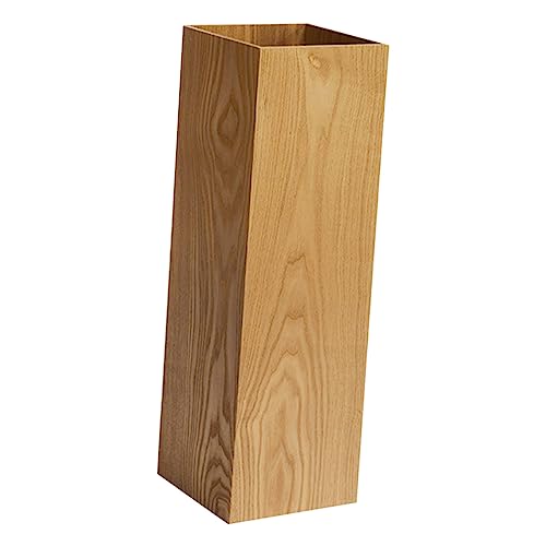CLISPEED Holz Schirmständer Regenschirm Aufbewahrungseimer Stabiles Design für Hotel und Zuhause Freistehender Regenschirmhalter Vintage Schirmbehälter für Eingangsbereich und Flur