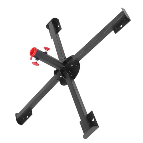 PRETYZOOM Weihnachtsbaumständer Schirmständer Basis Künstlicher Christbaumständer Schirmständer Outdoor Base Ständer Für Sonnenschirme Weihnachtsversorgung Rostfreier Stahl Black
