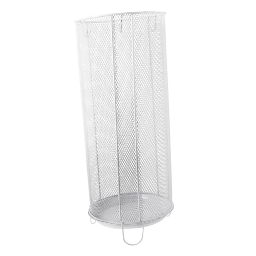 FUNOMOCYA Großer Regenschirmständer mit Hohlem Design Vielseitiger Aufbewahrungsbehälter für Eingang Zeitung und Gehstock Eleganter Weißer Schirmhalter für Innen und Außenbereich FUNOMOCYA Großer Regenschirmständer mit Hohlem Design Vielseitiger Aufbewahrungsbehälter für Eingang Zeitung und Gehstock Eleganter Weißer Schirmhalter für Innen und Außenbereich