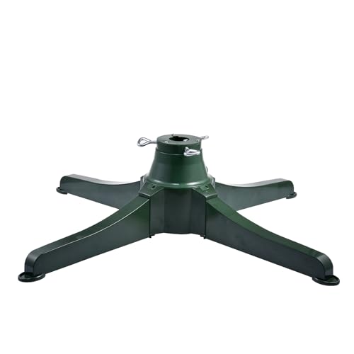 Ziennhu Weihnachtsbaumständer - Elektrischer - Grad Drehbarer Weihnachtsbaumständer, Für 3 M (1,18 Zoll) Unter Dem Stammdurchmesser 3,2 cm (1,26 Zoll) Künstliche Bäume | Grün
