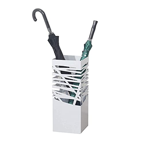 KHLMSRXJ Schirmständer, Schirmständer, Schirmständer, Schirmeimer mit großer Kapazität (weiß)