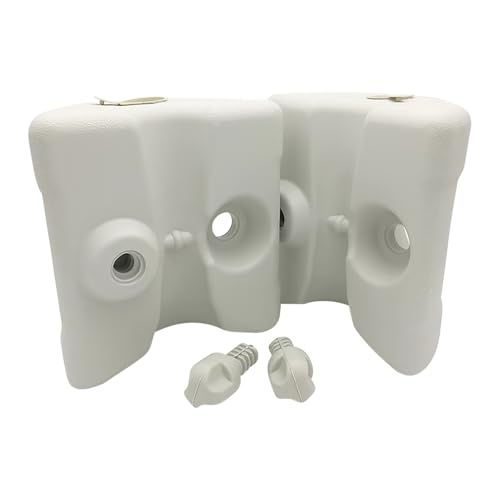 Regenschirmgewichte | 1000D runder Schirmständer Gewichtstasche | Sonnenschirmständer mit Rädern | Hängeschirm mit Kurbel | Beton Terrassenschirmständer für 35 mm/38 mm/48 mm Stange, Outdoor
